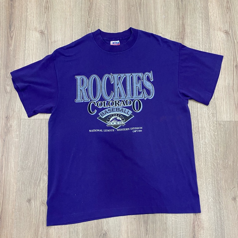 Jerzees Purple Rockies Graphic Tee